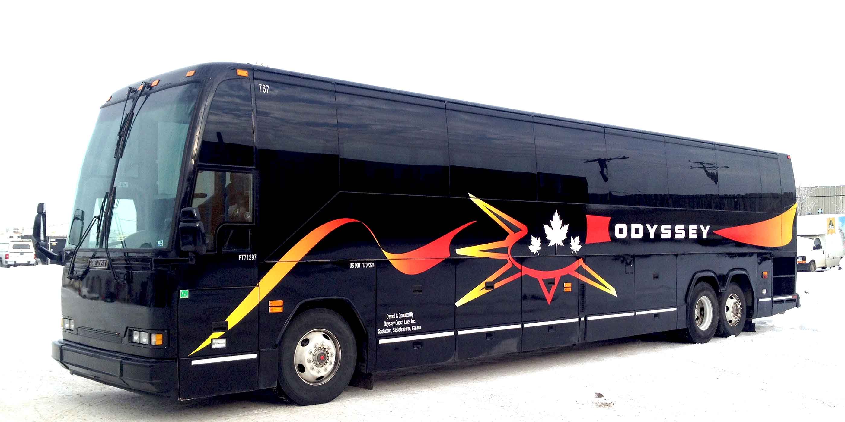 Saskatchewan Charter Bus and Tour Company Odyssey Coach Lines